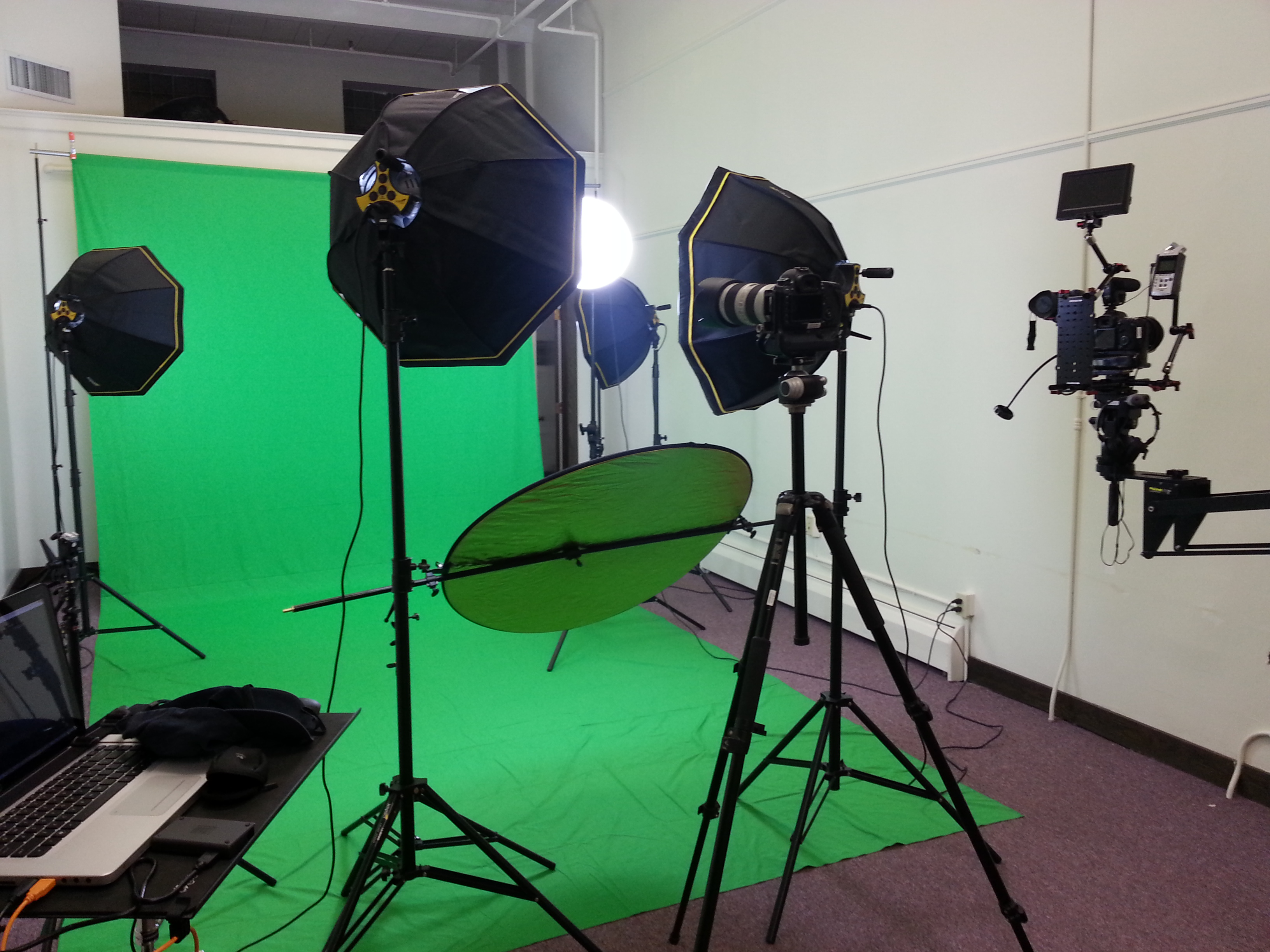 Setting up a studio for your company videos