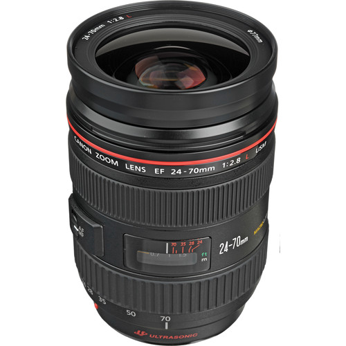 Canon Zoom Wide Angle-Telephoto EF 24-70mm f/2.8L USM Autofocus Lens